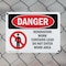 Signmission Renovation Work Contains Lead Do Not Enter Danger Sign, Plastic, 10in W x 7in L, 2PK OS-2PACK-DS-P-710-L-1750 - alternate 4